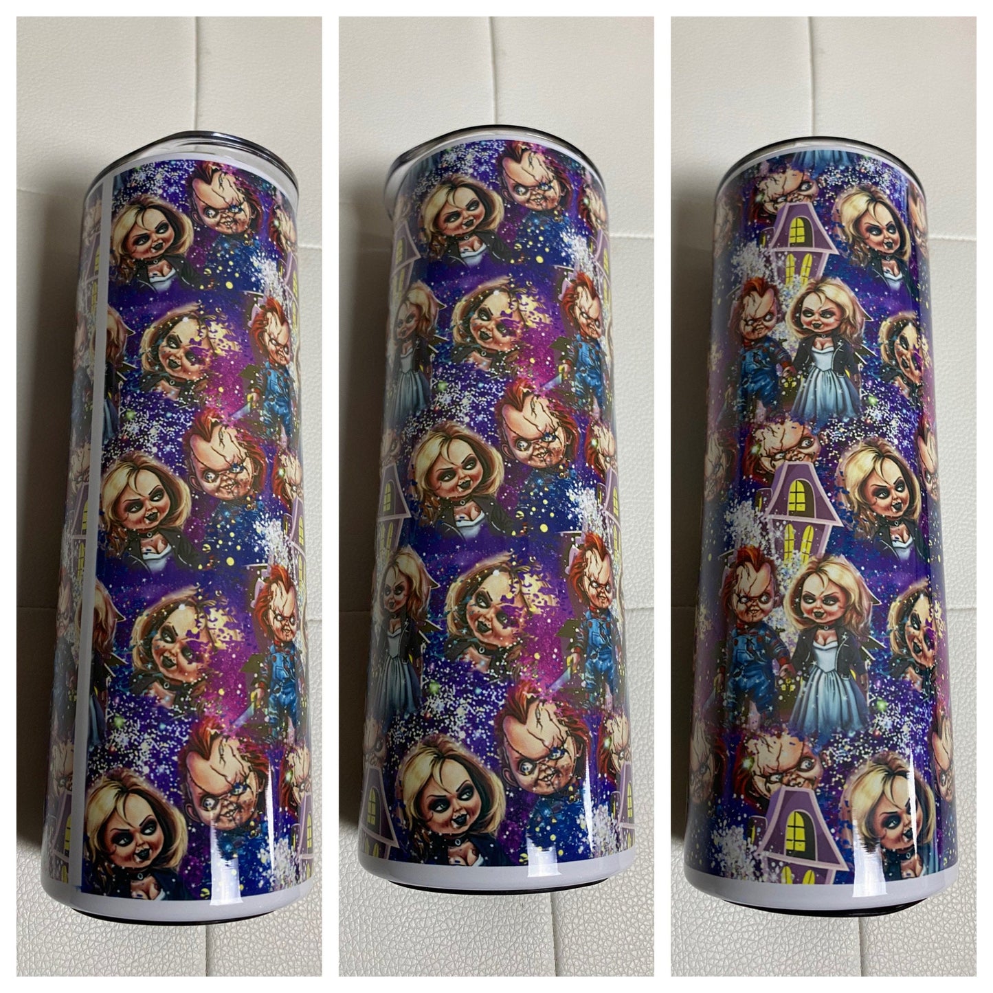 Chucky \ Tiffany \ Valentine \ 20oz Stainless Steel Tumbler \ Sublimation Tumbler \ Gift For Her \ Wedding Gift \ Birthday \ Horror