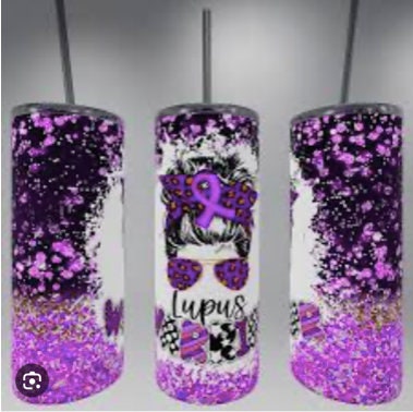 Lupus warrior 20oz tumbler l  20oz Stainless Steel Tumbler l Sublimation Tumbler l Tumbler With Straw l Skinny Tumbler l Gift For Her l Gift