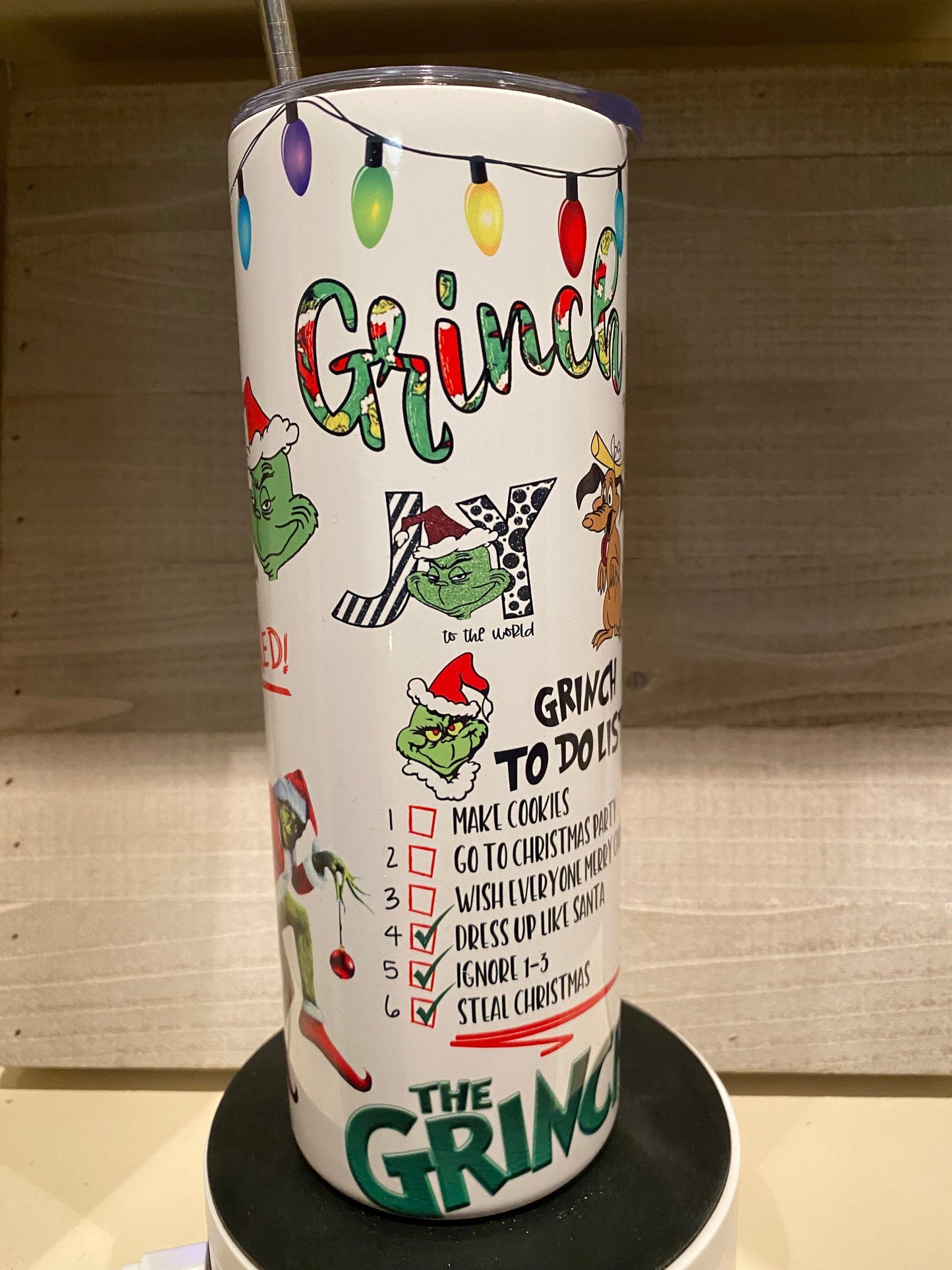 Grinch Holiday \ 20oz Stainless Steel Tumbler \ Sublimation Tumbler \  Christmas Tumbler \ Gifts For Her \ Funny Tumblers \ Sarcastic Words