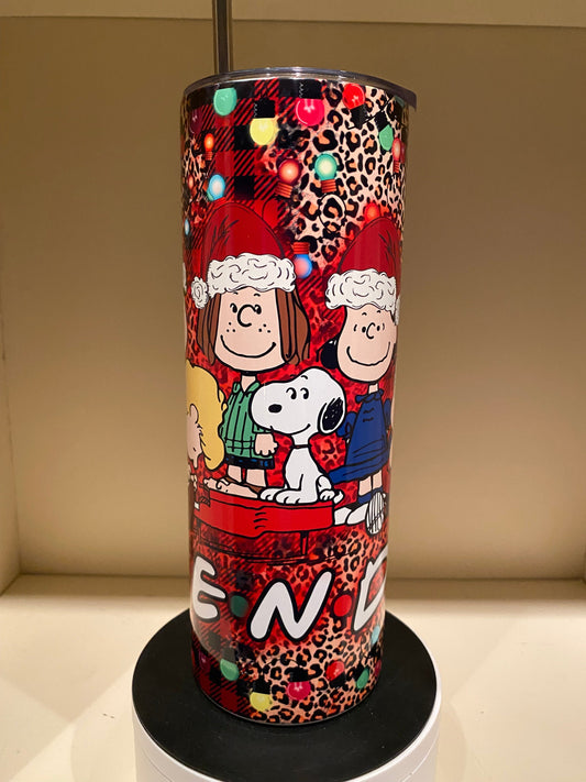 Peanuts Friends Tumbler \ 20oz Stainless Steel Tumbler \ Charlie Brown \ Christmas Tumbler \ Wedding \ Birthday \ Gift \ Him or Her \ Funny